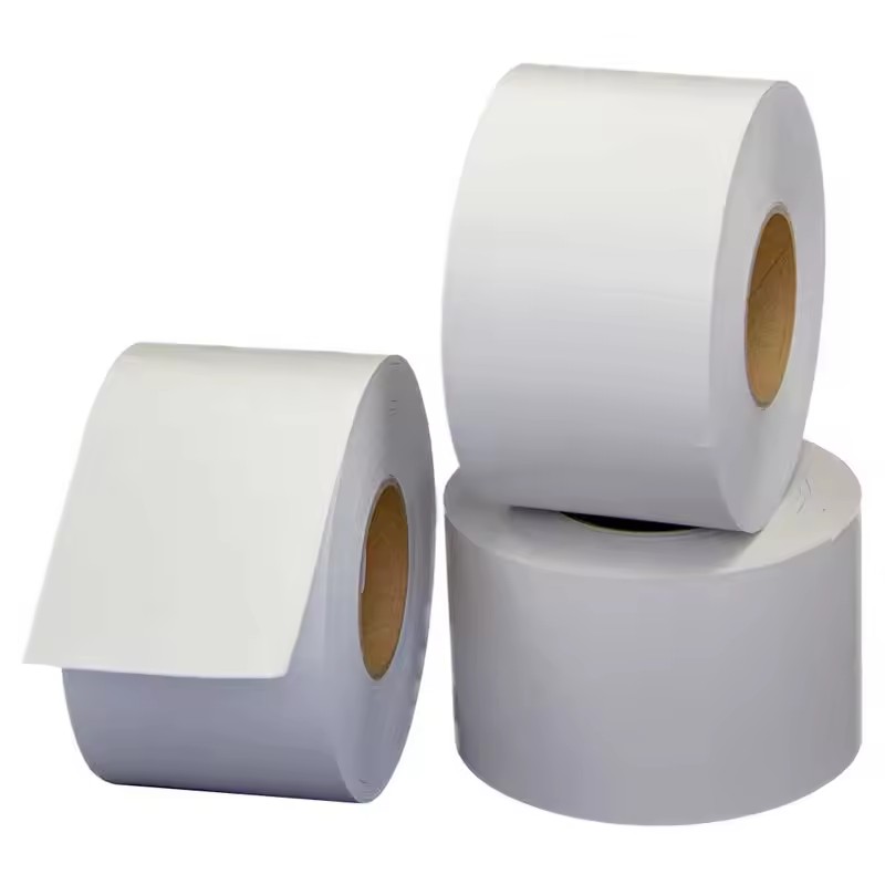 Self-adhesive PP/BOPP Film Label Self Adhesive pp White Film Label Jumbo Roll