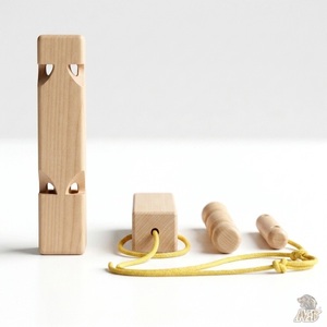 Silbato de Tren de Madera con Logotipo Personalizado, Juguete Educativo con Sonido, Recuerdo para Fiestas, Artículo de Regalo - Product Image 3