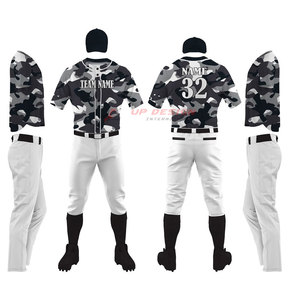 ชุดเบสบอลแบบใหม่ คุณภาพสูง ระบายอากาศได้ดี ผลิตด้วยเทคนิค Sublimation ผ้าโพลีเอสเตอร์ 100% รับทำโลโก้และดีไซน์ตามสั่ง บริการ OEM - Product Image 3