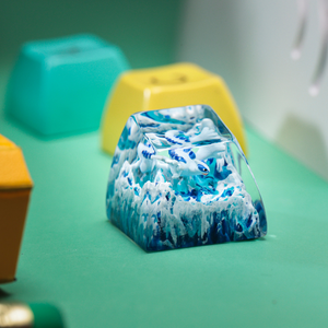 Keycaps Artisanat Forêt Mystique, Keycaps Artisanat Personnalisé, Keycaps Anime Mignons, Keycaps Verts, Ensemble de Keycaps, Keycaps en Bois - Product Image 5