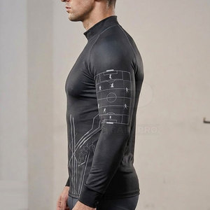 Premium Athletic <b>Compression</b> <b>Shirt</b> <b>For</b> Football And Training Tight Fit Design Enhances Muscle Support And Movement Efficiency - Product Image 6