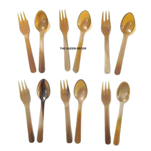 Cuillère en corne de buffle haut de gamme, naturelle et écologique, avec surface polie miroir, pour cadeaux promotionnels, de la gamme Natural & Organic Kitchens - Product Image 2
