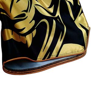 Pantalones Cortos de Boxeo y Muay Thai de Primera Clase con Cintura Ancha y Anillo, Resistentes a la Decoloración, Suaves y Cómodos para Entrenamiento Atlético y Sparring - Product Image 6