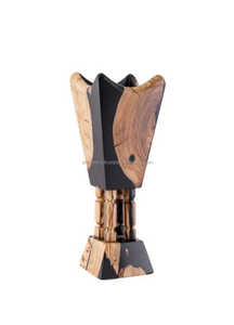 Brûleur d'encens écologique en bois de santal et en époxy sur mesure pour les célébrations religieuses Eid Mubarak et Ramadan - Product Image 2