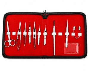 Juego de Instrumentos de Microcirugía Oftálmica Veterinaria de Primera Calidad, 11 Piezas, Kit de Cirugía Menor Oftálmica, Acero Inoxidable Reutilizable, CE - Product Image 4