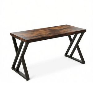 Scrivania Rustica per Computer da Ufficio 29.52 X 55.12 X 23.62 Pollici con Gambe Regolabili e Piedini - Product Image 2