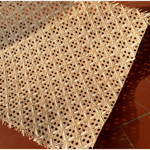 Diseño de Lujo Vietnamita - Lámina de Ratán Natural con Patrón Rómbico, Tejido Cerrado de Ratán, Mimbre Natural - Product Image 3