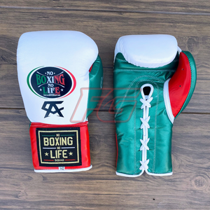 Guantes de Boxeo para Entrenamiento y Sparring |   Estilo de Dedo Completo |   Cierre de Gancho y Bucle |   Construcción en Cuero |   Absorción de Humedad - Product Image 5