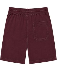 Shorts Bermuda décontractés pour hommes, couleur bordeaux, personnalisés, été, cordon de serrage, shorts de plage, légers, coupe décontractée, mélange de coton - Product Image 2