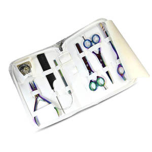 Kit d'outils pour extensions capillaires : Outils d'installation de micro-anneaux métalliques pour pose et retrait d'extensions capillaires robustes - Product Image 1