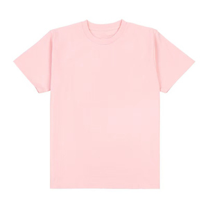 T-shirt à manches courtes en coton pur 250g, couleur unie, design de logo personnalisé OEM. - Product Image 3