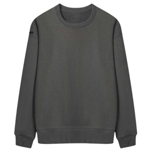 Camiseta de Punto de Manga Larga con Cuello Redondo para Mujer, Color Sólido, Corte Regular, Informal, para Todas las Temporadas, Blanca, Beige, Marrón, Negra - Product Image 5