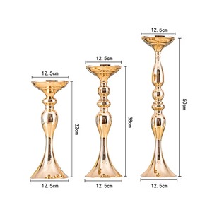 Jarrón decorativo moderno de latón con acabado dorado, flores decorativas, juego de jarrones metálicos para mesa, jarrón para decoración de interiores del hogar - Product Image 3