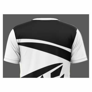 T-shirts de sport personnalisés 100 % polyester tricoté, respirants, séchage rapide, écologiques, col rond, mode masculine, fabricant OEM ODM - Product Image 5