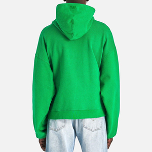Sweat-shirts à capuche vierges personnalisés pour hommes, taille US, en coton-polyester, style vintage, décontractés pour l'hiver, fournisseur, nouvelle couleur verte - Product Image 2