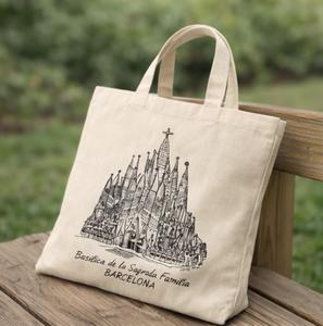 Bolsas de Tela de Lona 100% Algodón Personalizadas al por Mayor de Alta Calidad 2026, con Asas Largas de Colores, Bolsa de Compras - Product Image 2