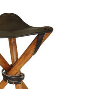 Silla Plegable de Cuero para Caza, Hecha a Medida, Modelo 2026, Taburete de Madera Premium para Exteriores, Asiento de Cuero Genuino, Personalizable para Todas las Estaciones - Product Image 4