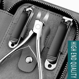 High Quality Stainless Steel Luxurious Infant Adult Manicure Set 5 1 Sharp <b>Nail</b> Clipper Durable Portable Bagged <b>Nail</b> Grooming - Product Image 6
