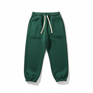 PRO ENTERPRISES Pantalon de survêtement vert pour homme, coupe droite, taille élastique avec cordon de serrage, décontracté, en coton respirant, séchage rapide, taille haute - Product Image 1