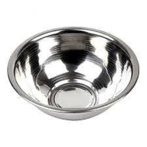 Bol à salade moderne en acier inoxydable, design minimaliste poli, passe au lave-vaisselle, bol de service alimentaire, vaisselle de table pour la maison - Product Image 5