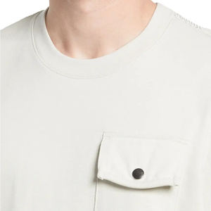 Camisetas de Moda Masculina Más Vendidas, Camisetas de Color Sólido, Ligeras, Suaves, de Manga Corta, de Algodón - Product Image 4