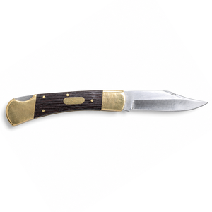 Couteaux pliants à lame en acier inoxydable, manche en bois, accents en laiton, épaisseur 0,6 mm, couteau pour le camping - Product Image 3