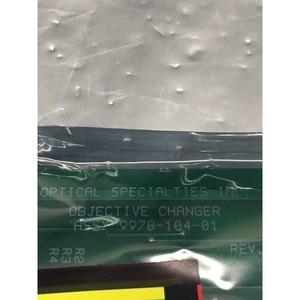 Changeur d'objectifs de microscope OPTICAL 9978-104-01 - Équipements et pièces semi-conductrices de renommée mondiale à confiance - Product Image 5