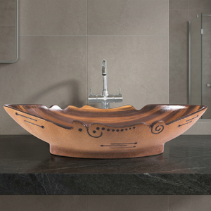 Lavabo de Cerámica Negro Mate Moderno, Lavabo Sobre Encimera de Tamaño Personalizado, Lavabo Tipo Vaso para Baño - Product Image 3