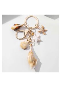 Wholesale Beach Keychain Handmade Seashell <b>Ornament</b> Natural <b>Shell</b> Gift Key Ring Travel Souvenir Supplier - Product Image 3