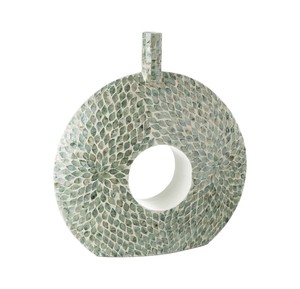 Premium Shell <b>Mosaic</b> Mother of Pearl <b>Vase</b> for Interior Design Projects - Product Image 3