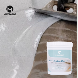 Epoxy Colored Sand Floor <b>Paint</b> | Bright Color Wear Pressure Resistant Waterproof Moisture Proof Plastic Coating Durable - Product Image 2