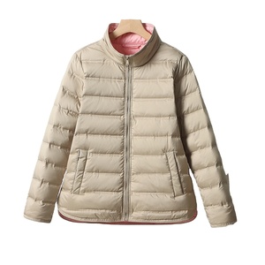 Parka acolchada de invierno de lujo para mujer, ropa de abrigo de lona de piel de oveja transpirable con Chaqueta corta - Product Image 3