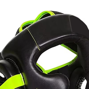 High Quality Customized Boxing & Taekwondo Head Guard with PU Material Breathable Design for Unisex Use Round Shape Custom Brand - Product Image 2
