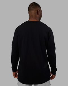 Camiseta de Manga Larga para Hombre, Unisex, con Costuras en Contraste de Color, Tejida en Poliéster/Algodón, Estilo Holgado, para Verano - Product Image 6
