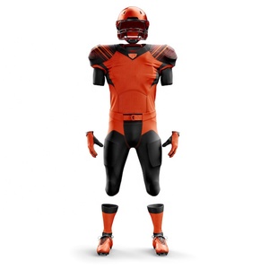 Uniforme de fútbol americano de sublimación personalizada, ropa de equipo deportivo, camiseta y pantalón de entrenamiento de fútbol - Product Image 3