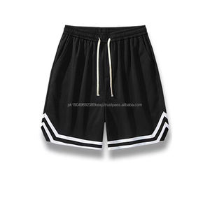 Pantalones de baloncesto de secado rápido para entrenamiento, pantalones de cinco cuartos, pantalones cortos holgados pero hasta la rodilla para hombres, deportes, correr, Fitness - Product Image 4