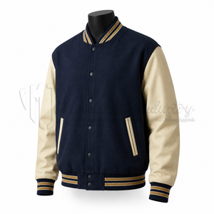 Chaqueta Universitaria Personalizada, Chaqueta Letterman Bordada para Hombre y Mujer, Fabricante de Chaquetas Bomber de Béisbol al por Mayor OEM - Product Image 3