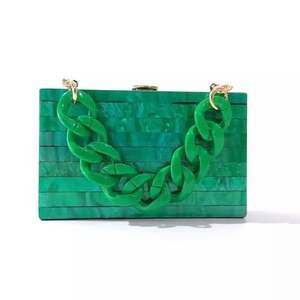 Pochette de soirée en cristal pour femme, accessoire de mode en résine - Product Image 5