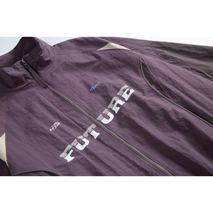 เสื้อแจ็คเก็ตวินด์เบรกเกอร์ไนลอนทรงโอเวอร์ไซส์สำหรับผู้ชาย ชุดวอร์มแบบซิป - Product Image 6