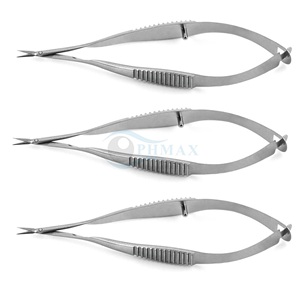 Ciseaux ophtalmiques Vannas droits, lames de 5 mm de long avec pointes aiguisées, en acier inoxydable, réutilisables, instruments chirurgicaux de haute qualité - Product Image 3