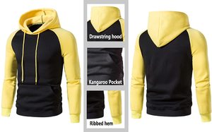 Vêtements de sport de jogging pulls à capuche à manches longues survêtement décontracté ensemble de survêtements de sport confortables à fermeture éclair pour hommes 2 pièces - Product Image 6