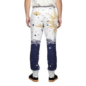 Pantalones Deportivos Estampados para Hombre, Diseño de Mariposas Cósmicas, Sublimación, Cintura Elástica, Joggers Casuales, Transpirables, de Poliéster, para Primavera - Product Image 6
