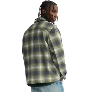 Regular Fit <b>Flannel</b> Overshirt Casual Button Front Long Sleeve <b>Shirt</b> Soft Comfortable Layering Top for <b>Men</b> Everyday Streetwear - Product Image 2