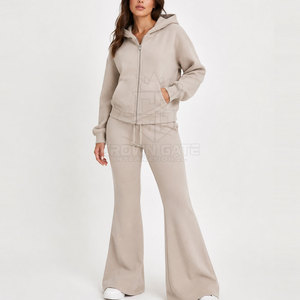 Custom Logo Design Women Patch Work Lounge Wear Set Casual Hooded Tracksuit Style With Comfortable Fit And Durable Fabric - Product Image 5