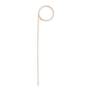 Paquete de 50 Palillos de Bambú de 4.5 Pulgadas con Anillo – Brochetas con Asa en Forma de Lazo para Frutas y Cócteles, Ideales para Bodas, Bares y Fiestas - Product Image 1