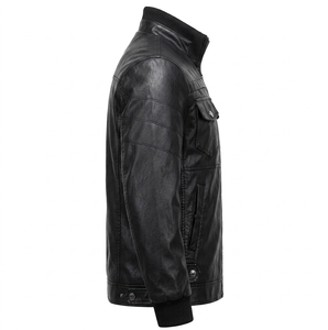 Men's Unisex Design Cow <b>Leather</b> <b>Jackets</b>-Customized Men's <b>Leather</b> <b>Jackets</b> New Arrival Men's High Quality Fashion <b>Leather</b> <b>Jacket</b> - Product Image 2