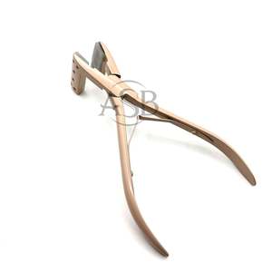 คีมต่อผมสแตนเลสสีนู้ดพร้อมสายรัดสแตนเลส  รับสกรีนโลโก้ตามแบบ - Product Image 4