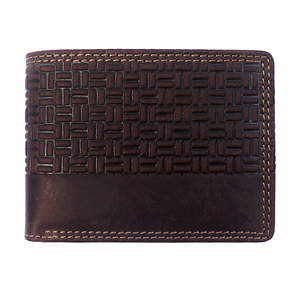 Export Quality Men's Genuine Leather Open <b>Wallet</b> <b>RFID</b> <b>Blocking</b> Vintage Fashion Lightweight Custom Logo Available Best Market - Product Image 2
