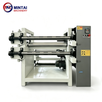 Dérouleur semi-automatique Mintai pour films laminés BOPP, CPP, PET, étiquettes adhésives, rouleaux de non-tissés, conversion 380V/220V 5kW