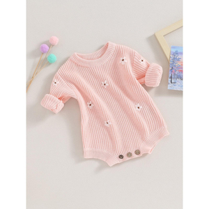 Body de Bambú para Bebé, Suave, Transpirable, Ecológico, Ropa Infantil, Body Floral para Bebé, Conjunto de Algodón Cómodo y Bonito - Product Image 3